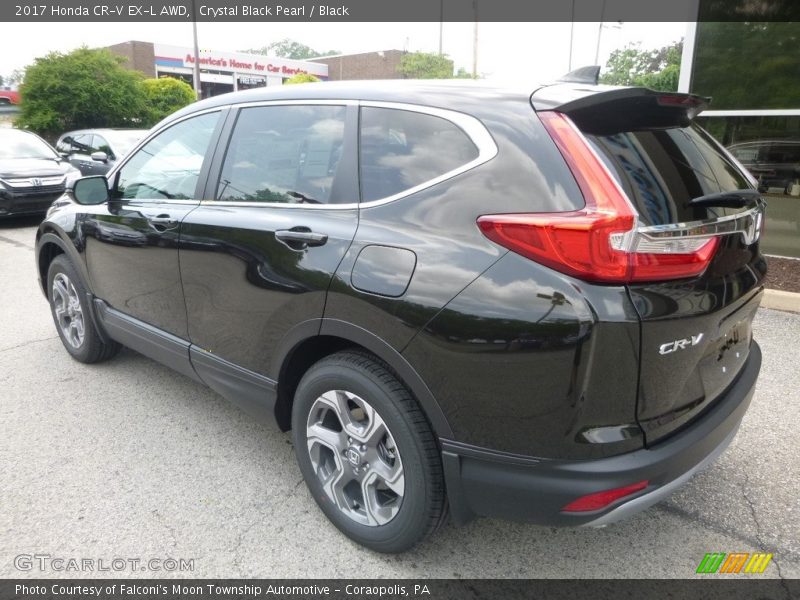 Crystal Black Pearl / Black 2017 Honda CR-V EX-L AWD