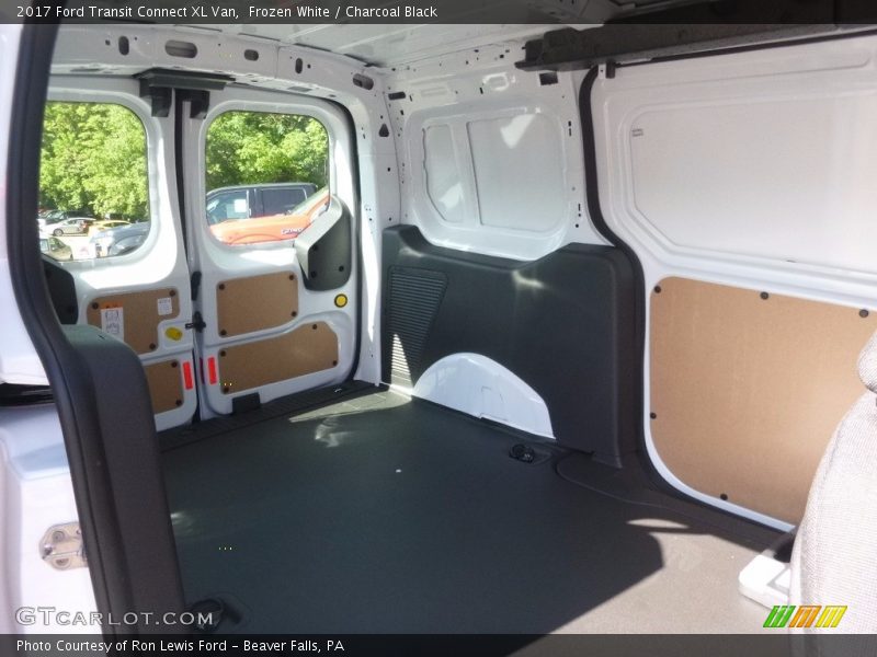 Frozen White / Charcoal Black 2017 Ford Transit Connect XL Van