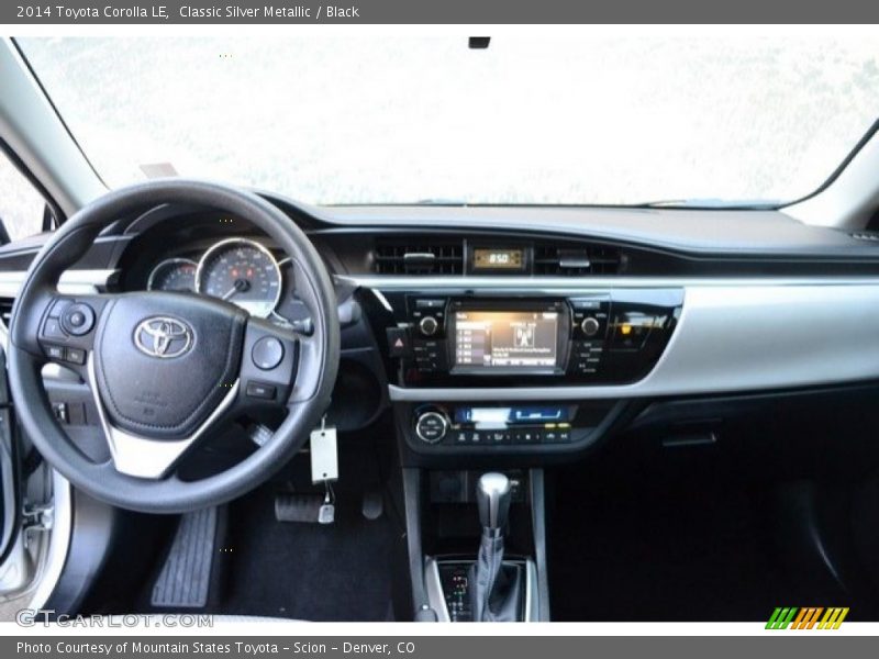 Classic Silver Metallic / Black 2014 Toyota Corolla LE