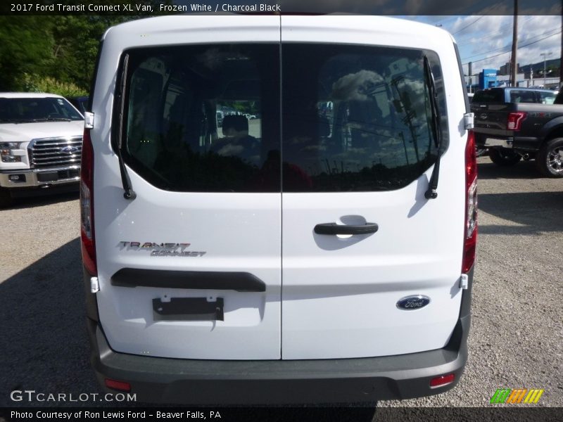 Frozen White / Charcoal Black 2017 Ford Transit Connect XL Van