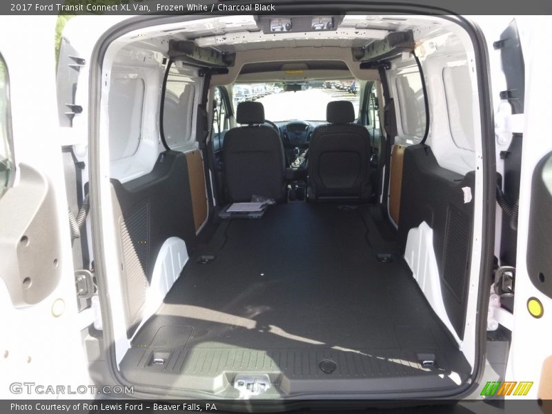 Frozen White / Charcoal Black 2017 Ford Transit Connect XL Van