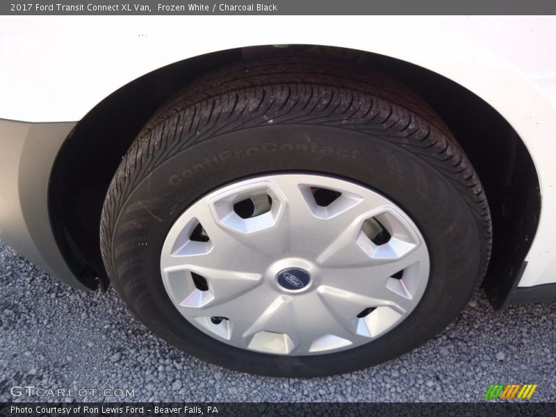 Frozen White / Charcoal Black 2017 Ford Transit Connect XL Van