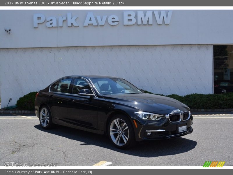 Black Sapphire Metallic / Black 2017 BMW 3 Series 330i xDrive Sedan