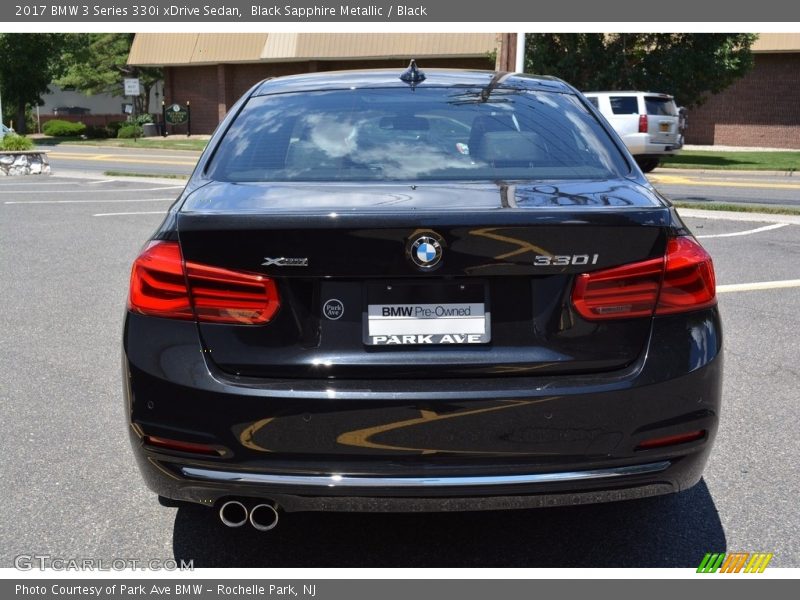 Black Sapphire Metallic / Black 2017 BMW 3 Series 330i xDrive Sedan