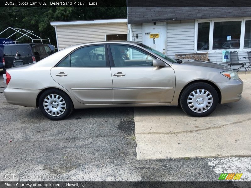 Desert Sand Mica / Taupe 2002 Toyota Camry LE