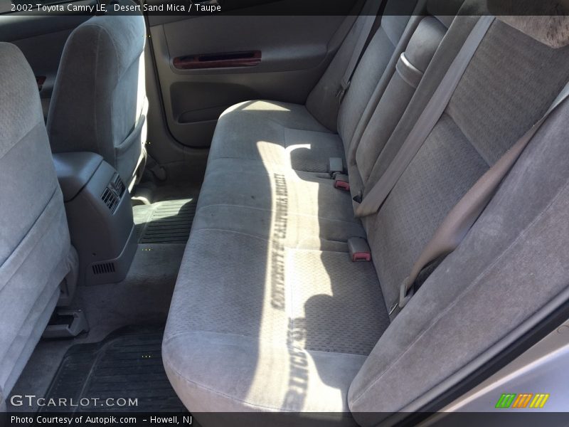 Desert Sand Mica / Taupe 2002 Toyota Camry LE