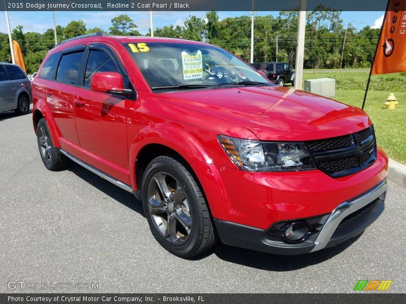 Redline 2 Coat Pearl / Black 2015 Dodge Journey Crossroad