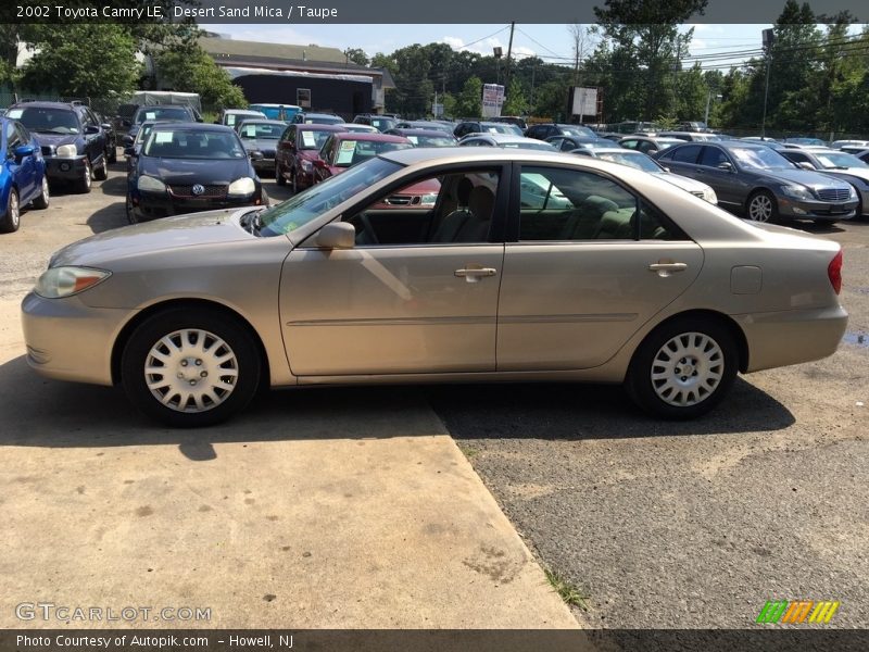 Desert Sand Mica / Taupe 2002 Toyota Camry LE