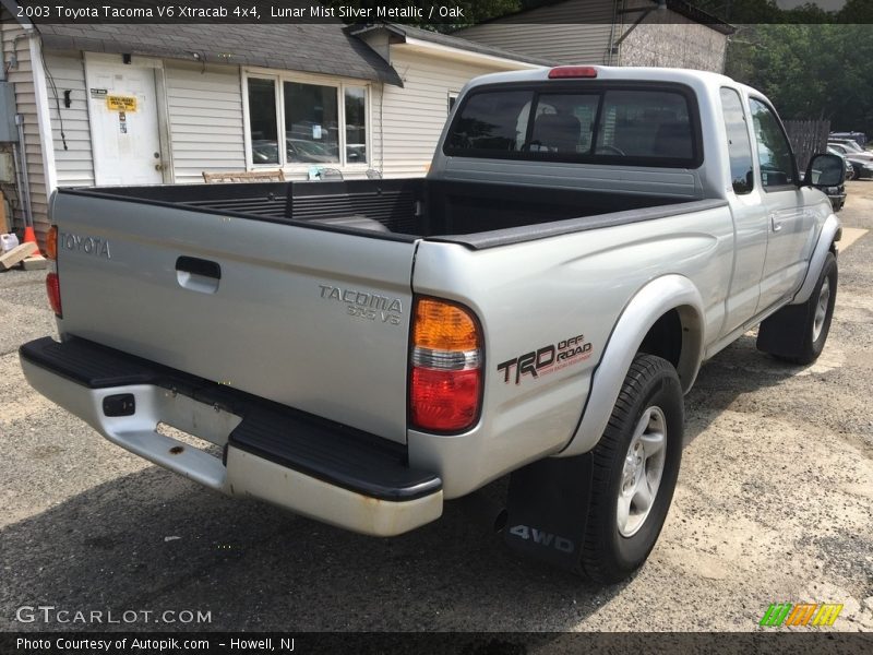 Lunar Mist Silver Metallic / Oak 2003 Toyota Tacoma V6 Xtracab 4x4