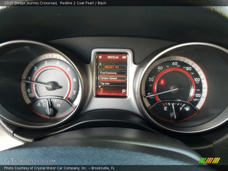 Redline 2 Coat Pearl / Black 2015 Dodge Journey Crossroad