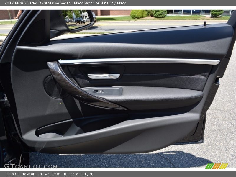 Black Sapphire Metallic / Black 2017 BMW 3 Series 330i xDrive Sedan