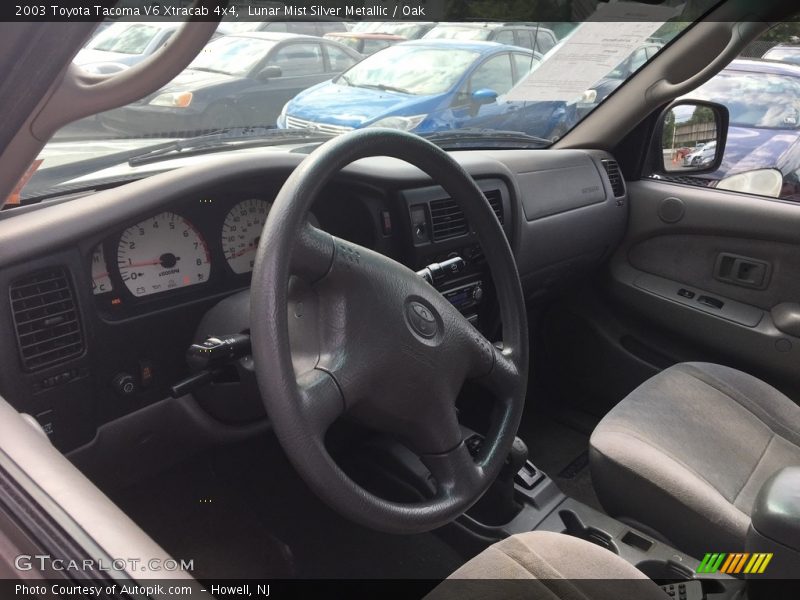Lunar Mist Silver Metallic / Oak 2003 Toyota Tacoma V6 Xtracab 4x4