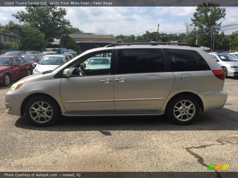 Arctic Frost White Pearl / Fawn Beige 2004 Toyota Sienna XLE