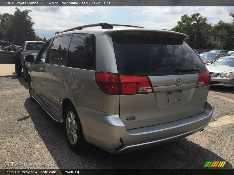 Arctic Frost White Pearl / Fawn Beige 2004 Toyota Sienna XLE