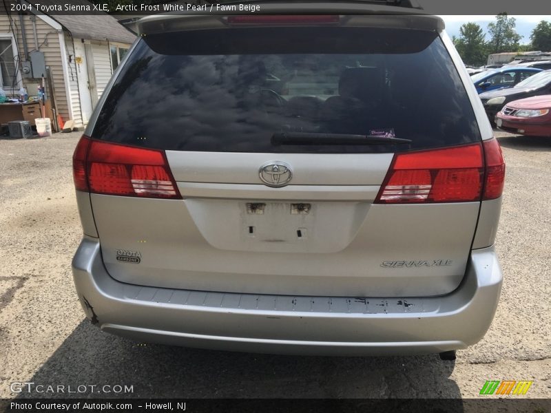 Arctic Frost White Pearl / Fawn Beige 2004 Toyota Sienna XLE