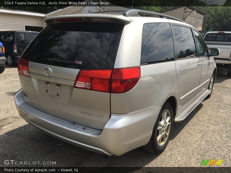Arctic Frost White Pearl / Fawn Beige 2004 Toyota Sienna XLE