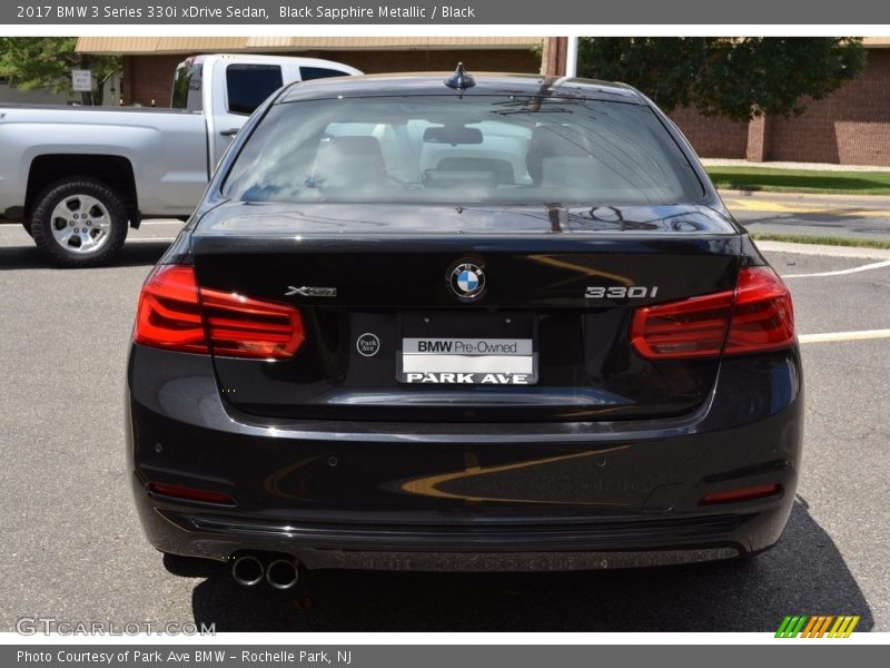 Black Sapphire Metallic / Black 2017 BMW 3 Series 330i xDrive Sedan