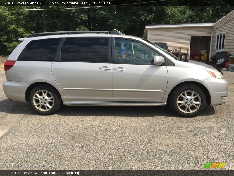 Arctic Frost White Pearl / Fawn Beige 2004 Toyota Sienna XLE