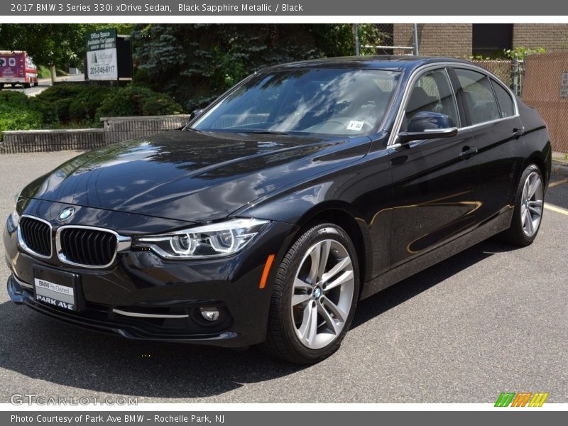 Black Sapphire Metallic / Black 2017 BMW 3 Series 330i xDrive Sedan