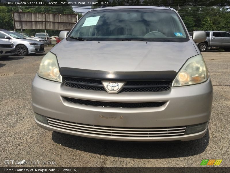 Arctic Frost White Pearl / Fawn Beige 2004 Toyota Sienna XLE