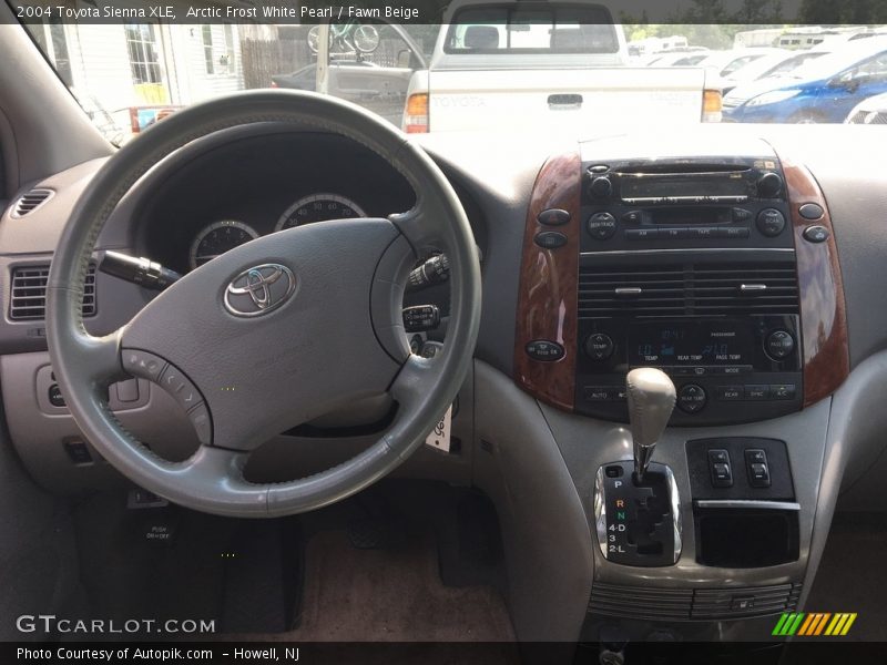 Arctic Frost White Pearl / Fawn Beige 2004 Toyota Sienna XLE