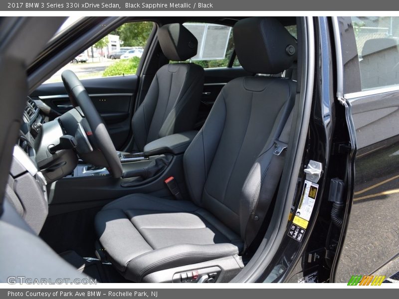 Black Sapphire Metallic / Black 2017 BMW 3 Series 330i xDrive Sedan