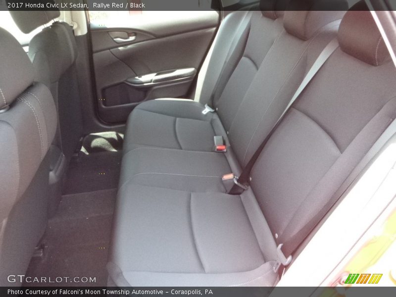 Rallye Red / Black 2017 Honda Civic LX Sedan