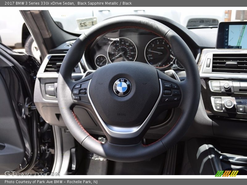 Black Sapphire Metallic / Black 2017 BMW 3 Series 330i xDrive Sedan