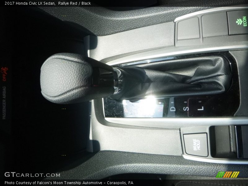 Rallye Red / Black 2017 Honda Civic LX Sedan