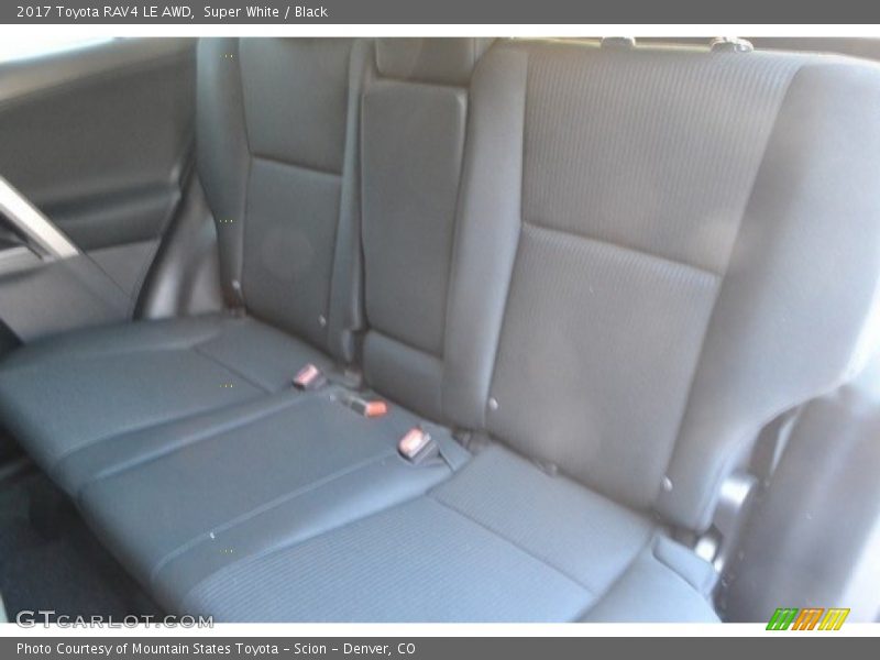 Super White / Black 2017 Toyota RAV4 LE AWD