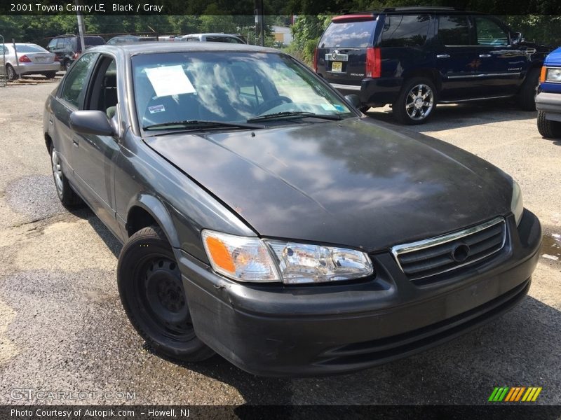 Black / Gray 2001 Toyota Camry LE