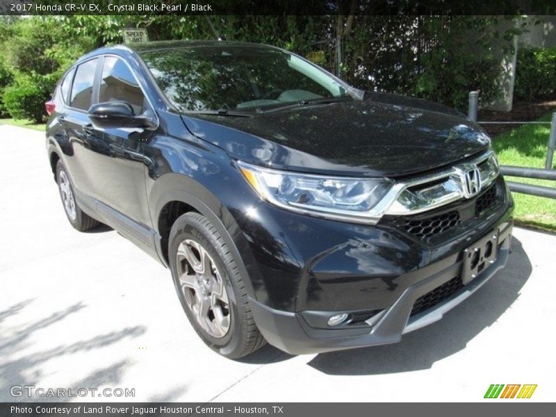 Crystal Black Pearl / Black 2017 Honda CR-V EX
