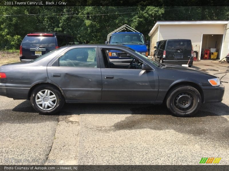 Black / Gray 2001 Toyota Camry LE