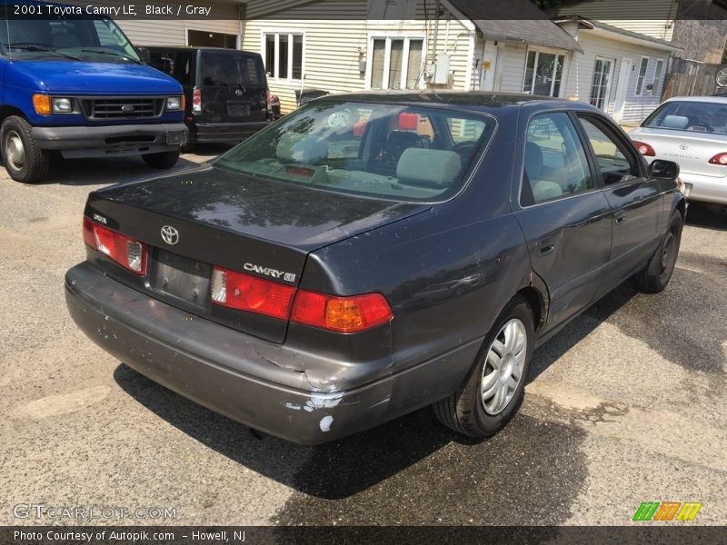 Black / Gray 2001 Toyota Camry LE