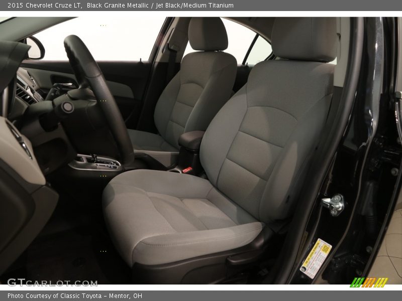 Black Granite Metallic / Jet Black/Medium Titanium 2015 Chevrolet Cruze LT