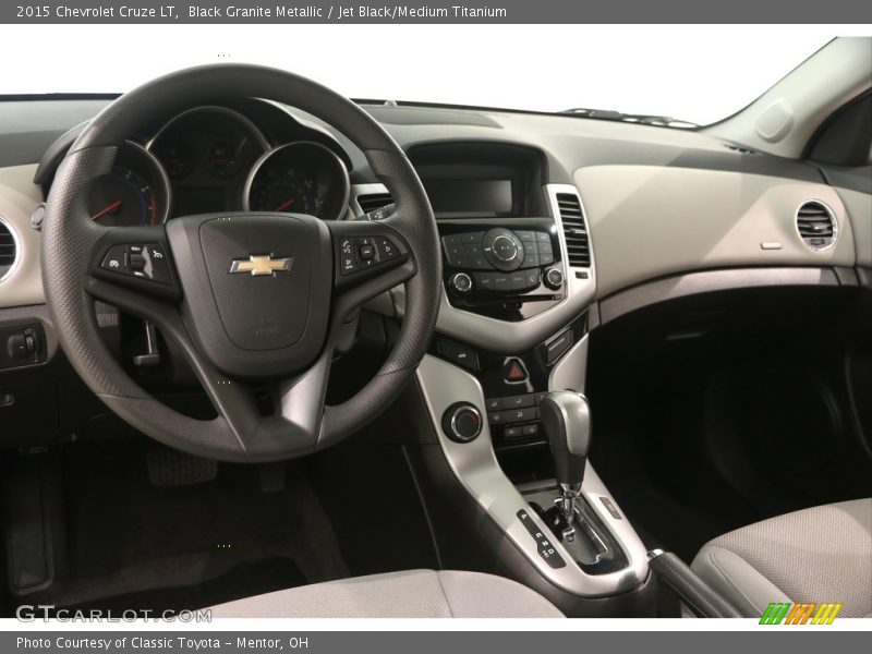 Black Granite Metallic / Jet Black/Medium Titanium 2015 Chevrolet Cruze LT