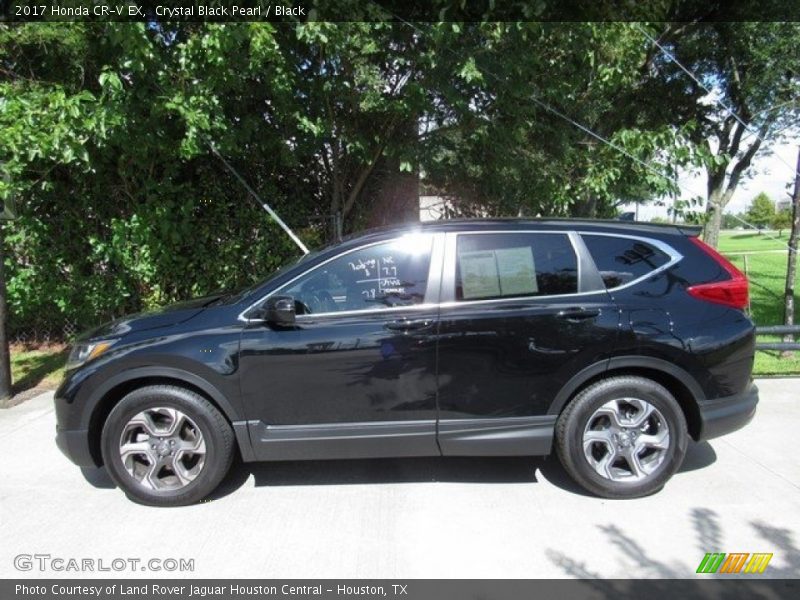 Crystal Black Pearl / Black 2017 Honda CR-V EX