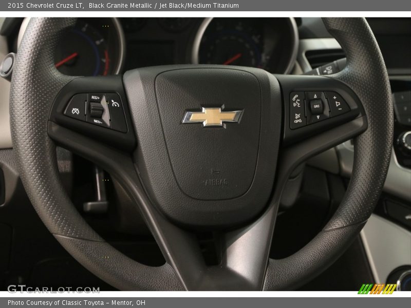 Black Granite Metallic / Jet Black/Medium Titanium 2015 Chevrolet Cruze LT