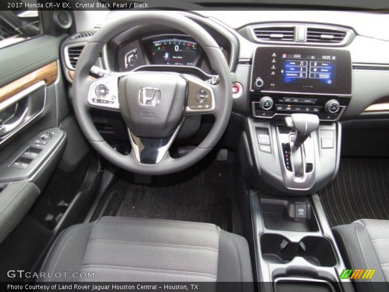 Crystal Black Pearl / Black 2017 Honda CR-V EX