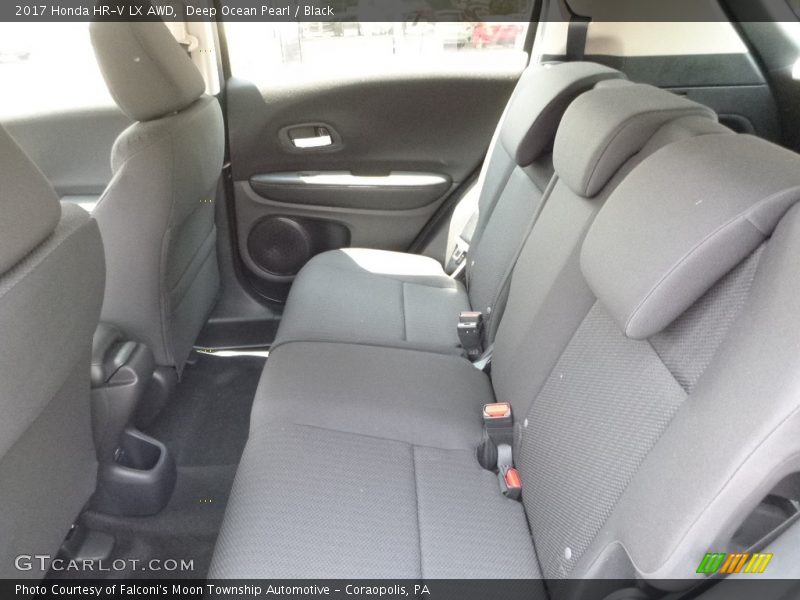 Deep Ocean Pearl / Black 2017 Honda HR-V LX AWD