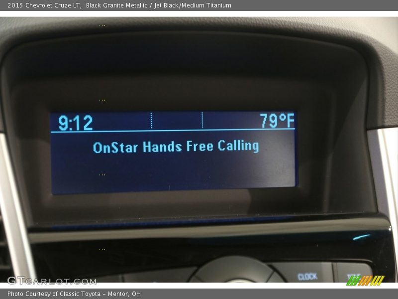 Black Granite Metallic / Jet Black/Medium Titanium 2015 Chevrolet Cruze LT