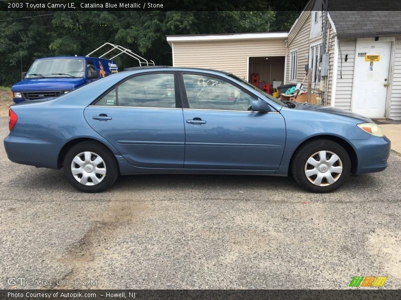 Catalina Blue Metallic / Stone 2003 Toyota Camry LE