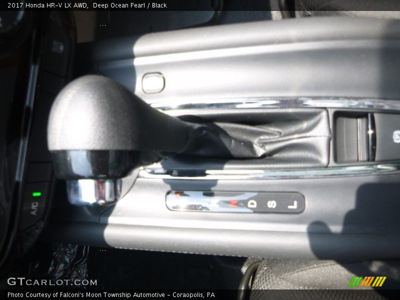 Deep Ocean Pearl / Black 2017 Honda HR-V LX AWD
