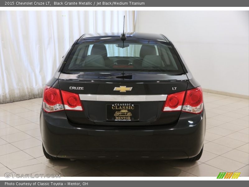 Black Granite Metallic / Jet Black/Medium Titanium 2015 Chevrolet Cruze LT