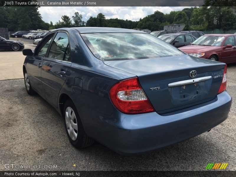 Catalina Blue Metallic / Stone 2003 Toyota Camry LE
