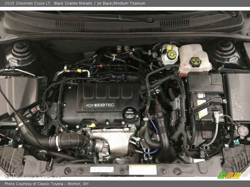 Black Granite Metallic / Jet Black/Medium Titanium 2015 Chevrolet Cruze LT