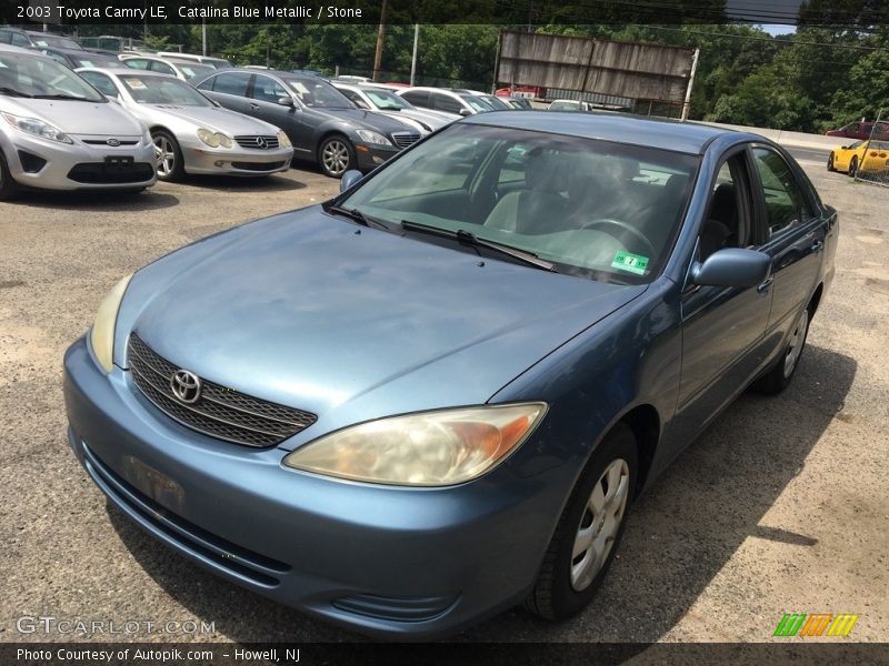 Catalina Blue Metallic / Stone 2003 Toyota Camry LE