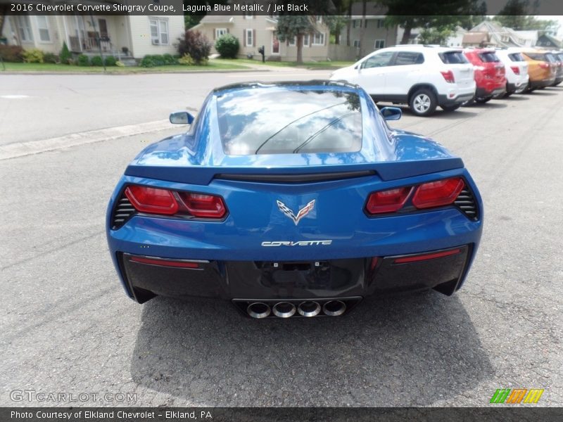 Laguna Blue Metallic / Jet Black 2016 Chevrolet Corvette Stingray Coupe