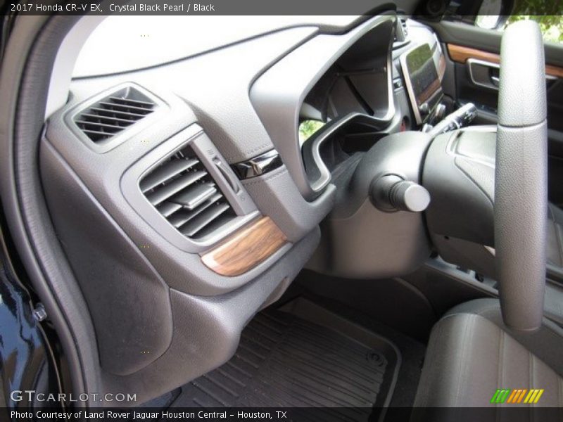 Crystal Black Pearl / Black 2017 Honda CR-V EX