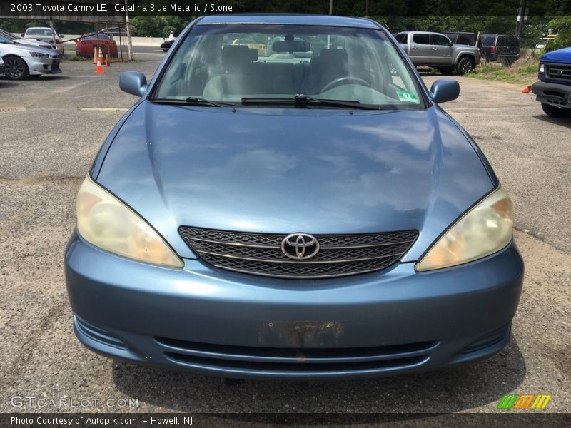 Catalina Blue Metallic / Stone 2003 Toyota Camry LE